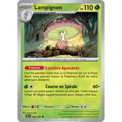 Lampignon (SSP 009/191) - Carte Pokémon Étincelles Déferlantes EV08