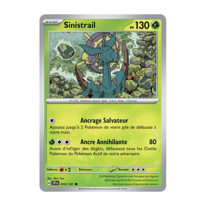 Sinistrail (SSP 010/191) - Carte Pokémon Étincelles Déferlantes EV08