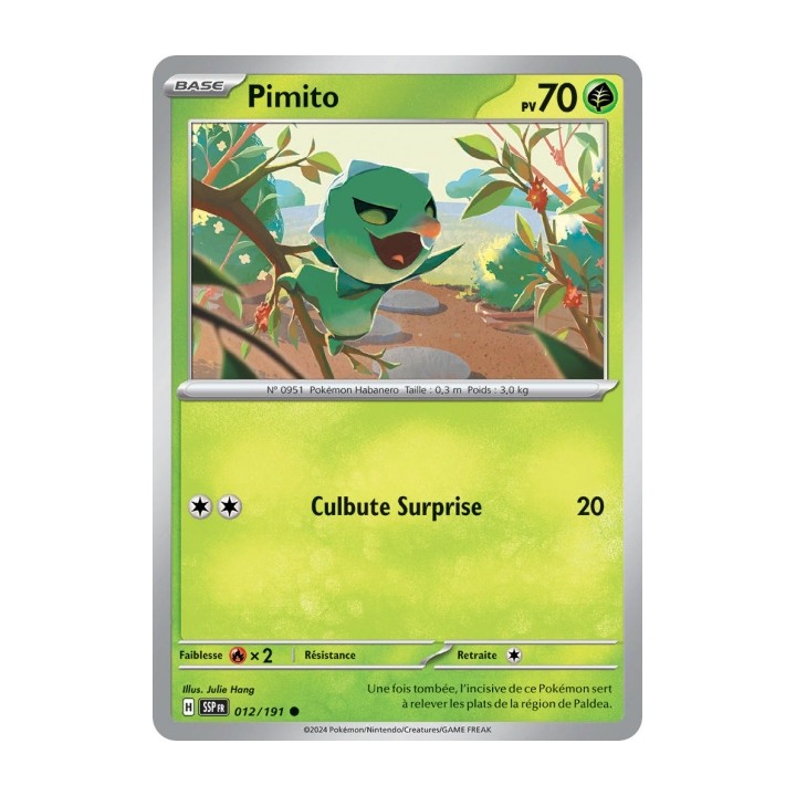 Pimito (SSP 012/191) - Carte Pokémon Étincelles Déferlantes EV08