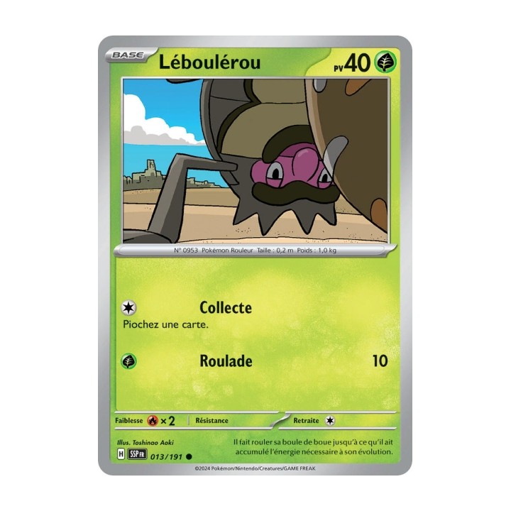 Léboulérou (SSP 013/191) - Carte Pokémon Étincelles Déferlantes EV08