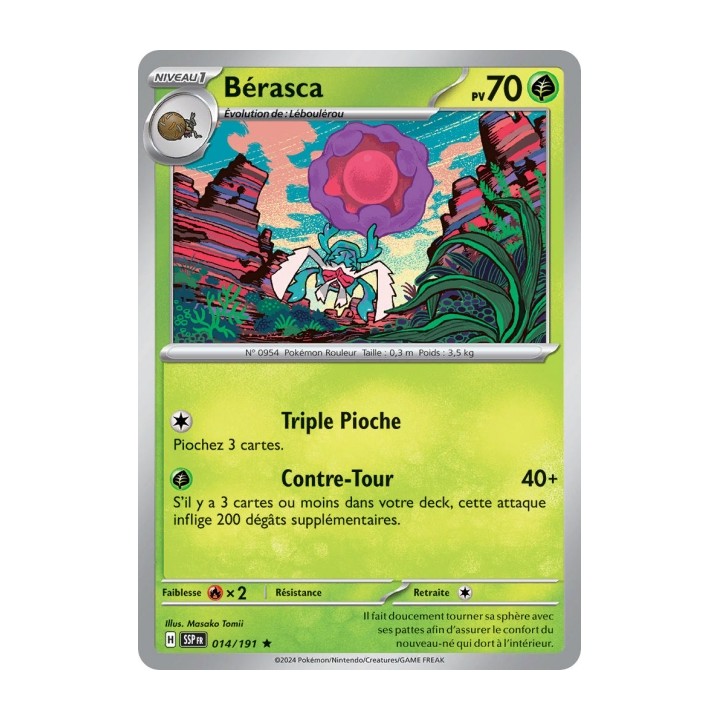 Bérasca (SSP 014/191) - Carte Pokémon Étincelles Déferlantes EV08