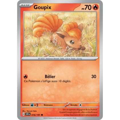 Goupix (SSP 016) - Carte Pokémon Étincelles Déferlantes EV08