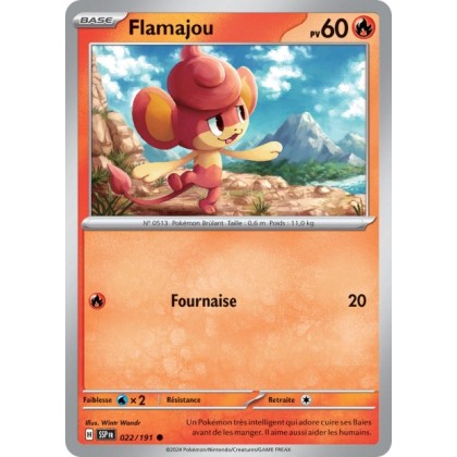 Flamajou (SSP 022/191) - Carte Pokémon Étincelles Déferlantes EV08