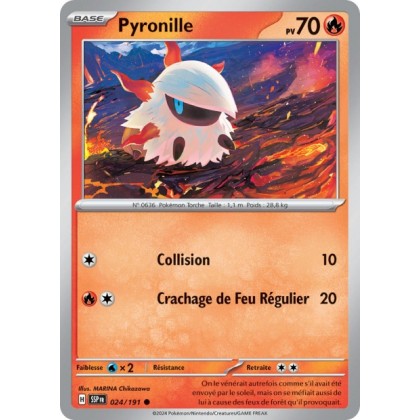 Pyronille (SSP 024/191) - Carte Pokémon Étincelles Déferlantes EV08