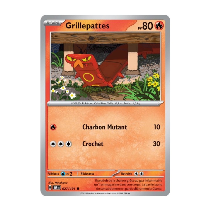 Grillepattes (SSP 027/191) - Carte Pokémon Étincelles Déferlantes EV08