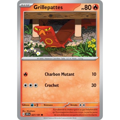 Grillepattes (SSP 027/191) - Carte Pokémon Étincelles Déferlantes EV08