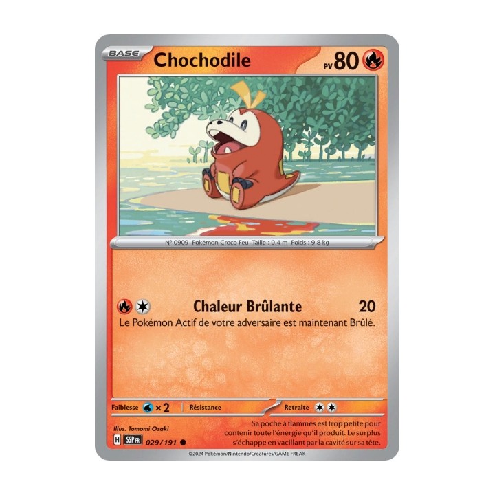 Chochodile (SSP 029/191) - Carte Pokémon Étincelles Déferlantes EV08