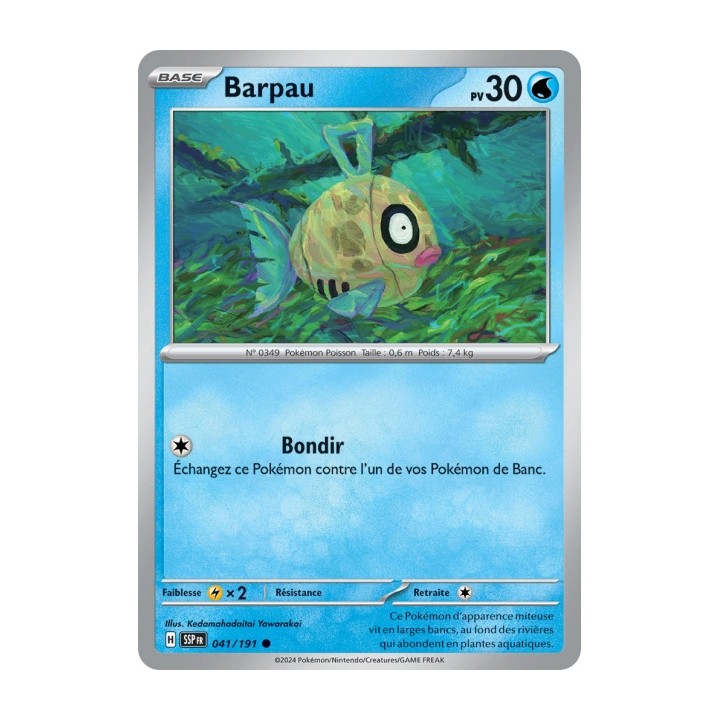 Barpau (SSP 041/191) - Carte Pokémon Étincelles Déferlantes EV08