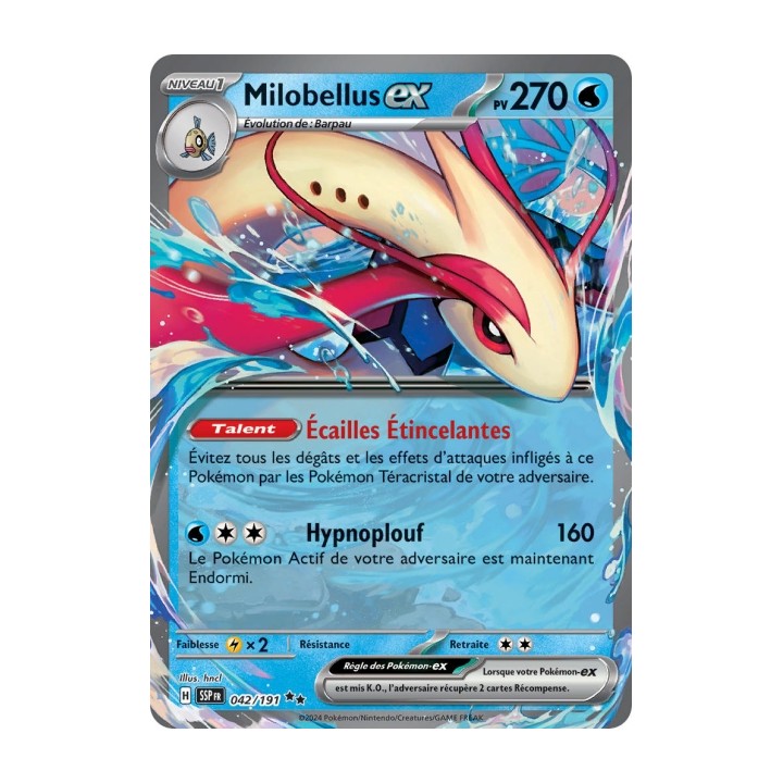 Milobellus ex (SSP 042/191) - Carte Pokémon Étincelles Déferlantes EV08