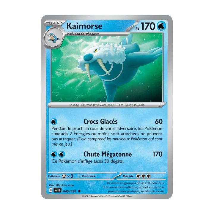 Kaimorse (SSP 045/191) - Carte Pokémon Étincelles Déferlantes EV08