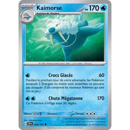 Kaimorse (SSP 045/191) - Carte Pokémon Étincelles Déferlantes EV08