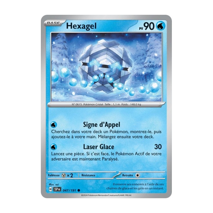 Hexagel (SSP 047/191) - Carte Pokémon Étincelles Déferlantes EV08