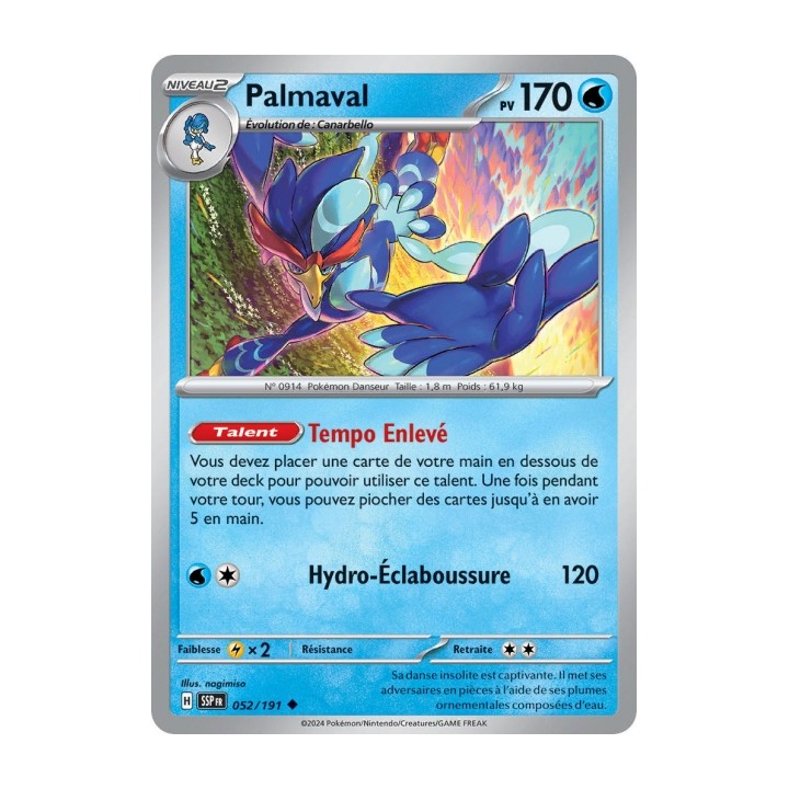 Palmaval (SSP 052/191) - Carte Pokémon Étincelles Déferlantes EV08