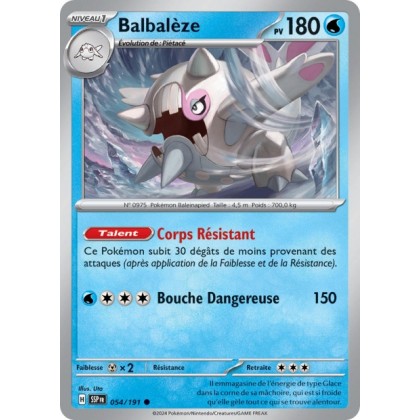 Balbalèze (SSP 054/191) - Carte Pokémon Étincelles Déferlantes EV08