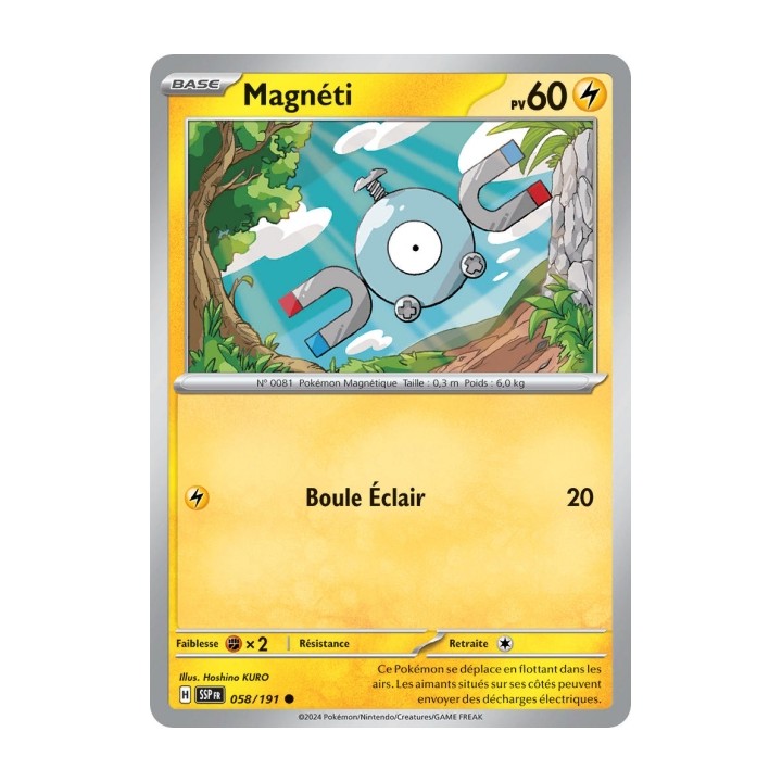 Magnéti (SSP 058/191) - Carte Pokémon Étincelles Déferlantes EV08