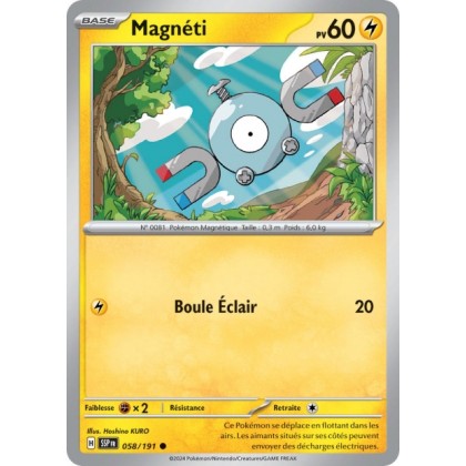 Magnéti (SSP 058/191) - Carte Pokémon Étincelles Déferlantes EV08