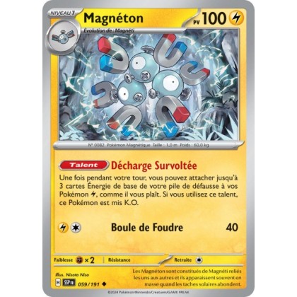 Magnéton (SSP 059/191) - Carte Pokémon Étincelles Déferlantes EV08