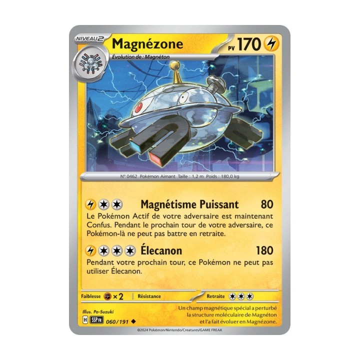 Magnézone (SSP 060/191) - Carte Pokémon Étincelles Déferlantes EV08