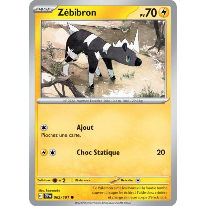 Zébibron (SSP 062/191) - Carte Pokémon Étincelles Déferlantes EV08