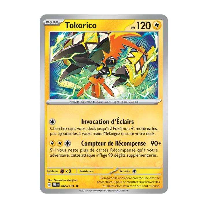 Tokorico (SSP 065/191) - Carte Pokémon Étincelles Déferlantes EV08