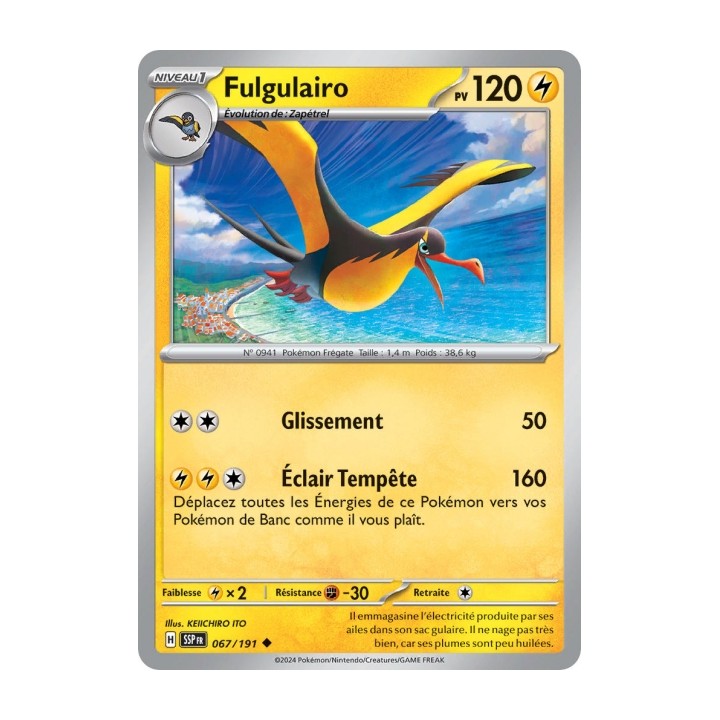 Fulgulairo (SSP 067/191) - Carte Pokémon Étincelles Déferlantes EV08