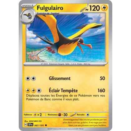 Fulgulairo (SSP 067/191) - Carte Pokémon Étincelles Déferlantes EV08