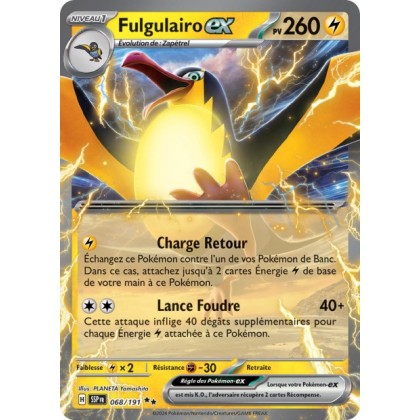 Fulgulairo ex (SSP 068/191) - Carte Pokémon Étincelles Déferlantes EV08