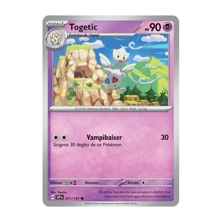 Togetic (SSP 071/191) - Carte Pokémon Étincelles Déferlantes EV08