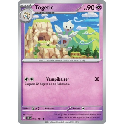 Togetic (SSP 071/191) - Carte Pokémon Étincelles Déferlantes EV08