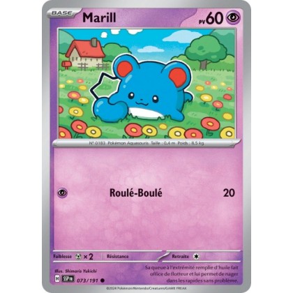 Marill (SSP 073/191) - Carte Pokémon Étincelles Déferlantes EV08