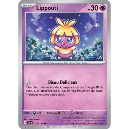 Lippouti (SSP 075/191) - Carte Pokémon Étincelles Déferlantes EV08