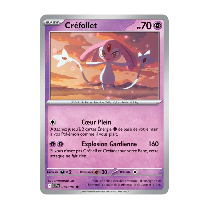 Créfollet (SSP 079/191) - Carte Pokémon Étincelles Déferlantes EV08