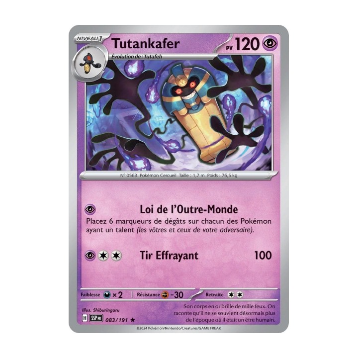 Tutankafer (SSP 083/191) - Carte Pokémon Étincelles Déferlantes EV08