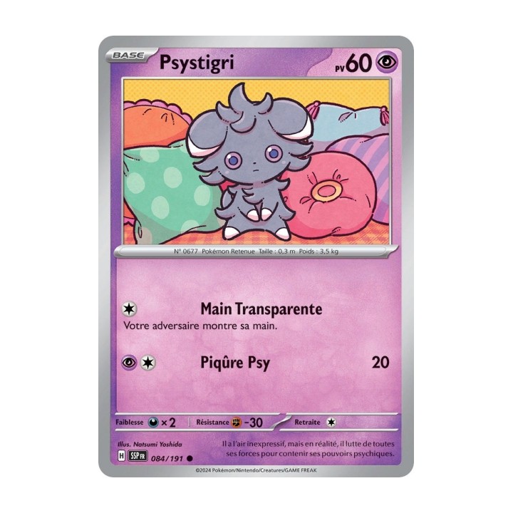 Psystigri (SSP 084/191) - Carte Pokémon Étincelles Déferlantes EV08