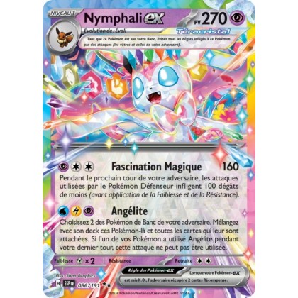 Nymphali ex (SSP 086/191) - Carte Pokémon Étincelles Déferlantes EV08