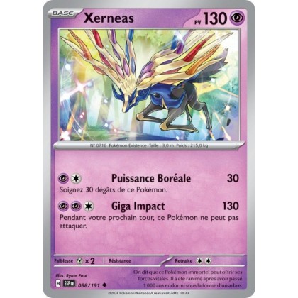 Xerneas (SSP 088/191) - Carte Pokémon Étincelles Déferlantes EV08