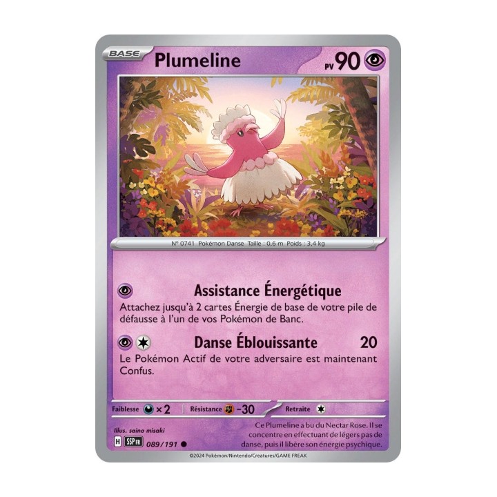 Plumeline (SSP 089/191) - Carte Pokémon Étincelles Déferlantes EV08