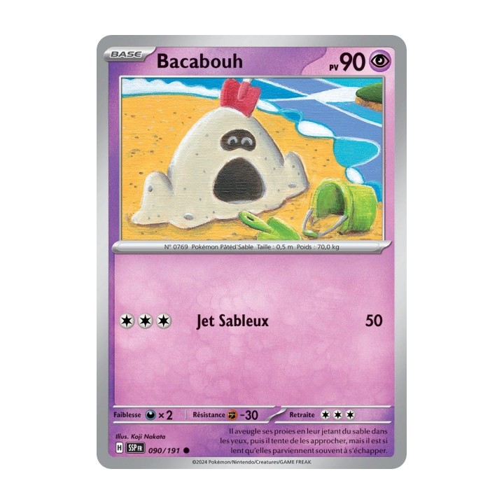 Bacabouh (SSP 090/191) - Carte Pokémon Étincelles Déferlantes EV08