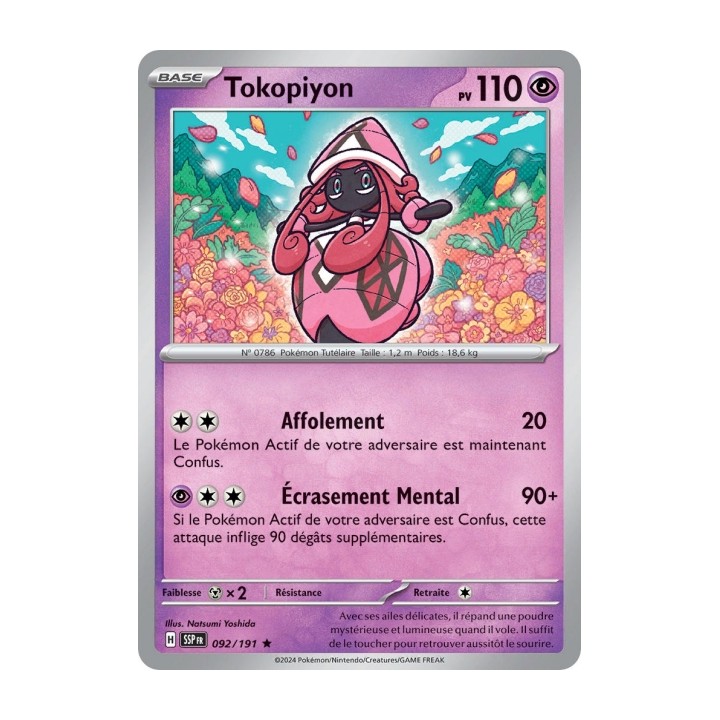 Tokopiyon (SSP 092/191) - Carte Pokémon Étincelles Déferlantes EV08