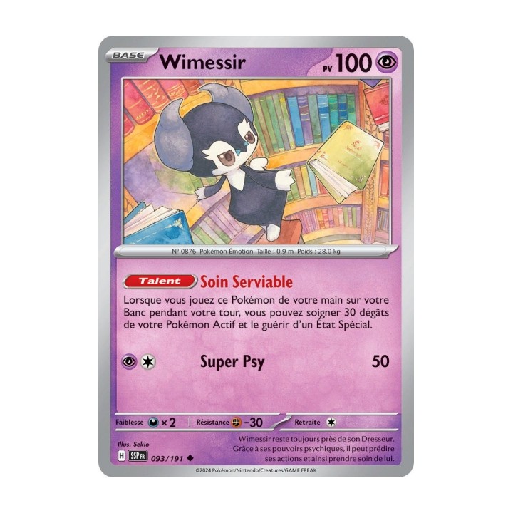 Wimessir (SSP 093/191) - Carte Pokémon Étincelles Déferlantes EV08