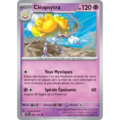 Cléopsytra (SSP 095/191) - Carte Pokémon Étincelles Déferlantes EV08