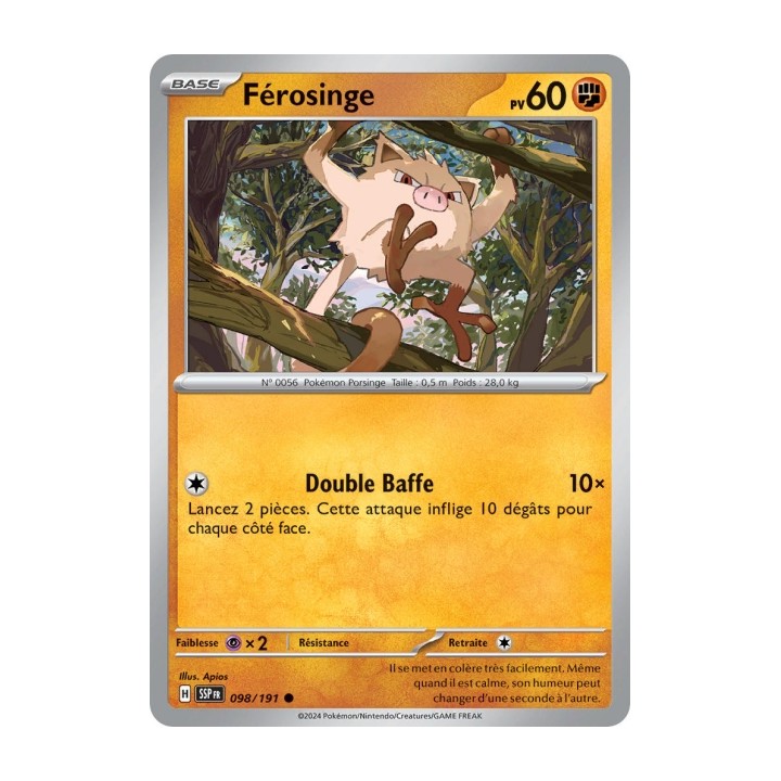 Férosinge (SSP 098/191) - Carte Pokémon Étincelles Déferlantes EV08