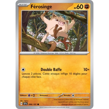 Férosinge (SSP 098/191) - Carte Pokémon Étincelles Déferlantes EV08