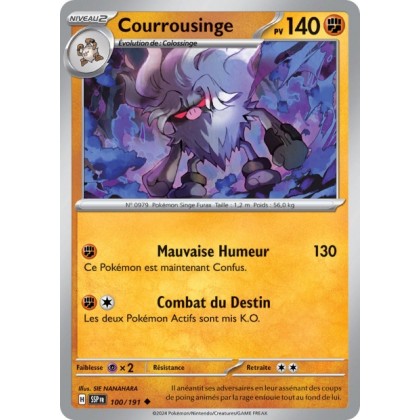 Courrousinge (SSP 100/191) - Carte Pokémon Étincelles Déferlantes EV08