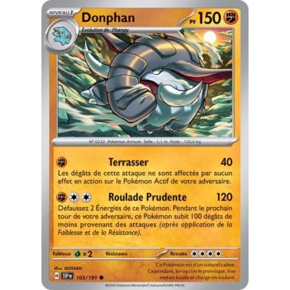 Donphan (SSP 103/191) - Carte Pokémon Étincelles Déferlantes EV08