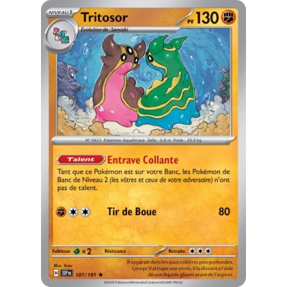 Tritosor (SSP 107/191) - Carte Pokémon Étincelles Déferlantes EV08