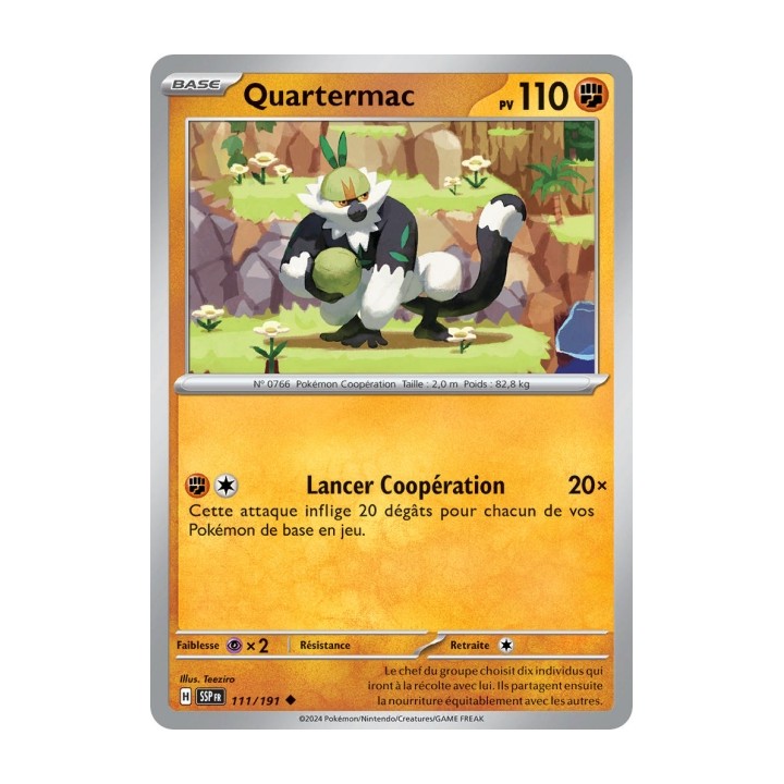 Quartermac (SSP 111/191) - Carte Pokémon Étincelles Déferlantes EV08