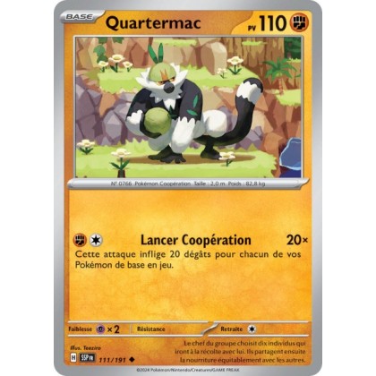 Quartermac (SSP 111/191) - Carte Pokémon Étincelles Déferlantes EV08