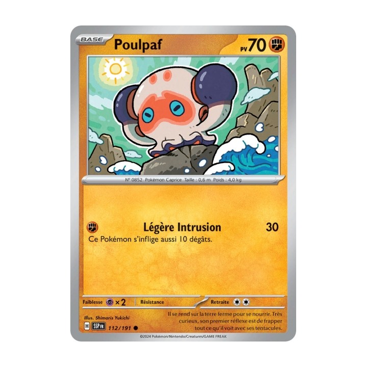 Poulpaf (SSP 112/191) - Carte Pokémon Étincelles Déferlantes EV08