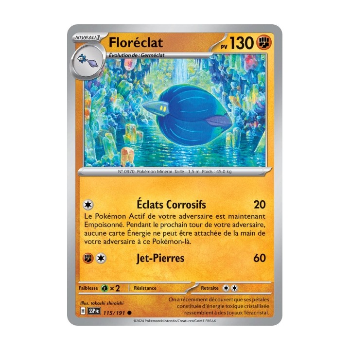 Floréclat (SSP 115/191) - Carte Pokémon Étincelles Déferlantes EV08